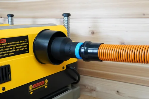 Vista 10 de Adaptador de manguera de 2 1/2 pulgadas compatible con cepilladora Dewalt DW735 y DW735x - ¡Hecho en EE. UU!