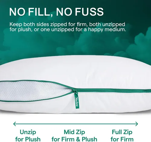 Vista 8 de Almohada ajustable de espuma viscoelástica Marlow