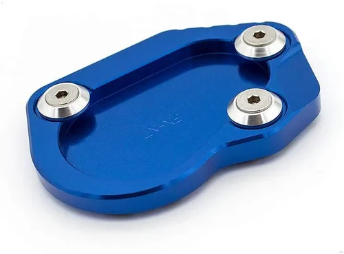 Vista 9 de Krace Soporte lateral para motocicleta, placa de ampliación de pie lateral, almohadilla de extensión para Yamaha YZF R1 2009-2016