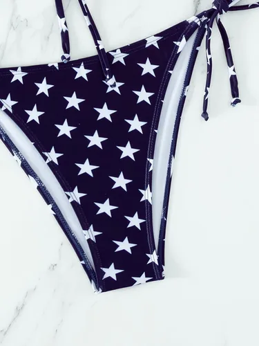 Vista 7 de Rajputana Conjunto de bikini para mujer, traje de baño brasileño de dos piezas con tanga