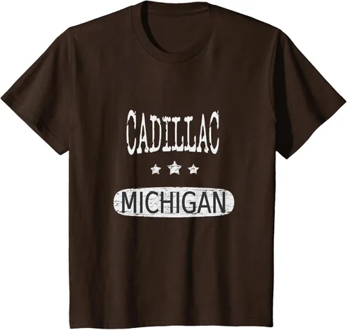 Vista 55 de Vintage Cadillac Michigan Camiseta