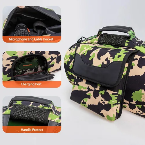Vista 8 de Funda de transporte compatible con altavoz Bluetooth portátil JBL Boombox 4