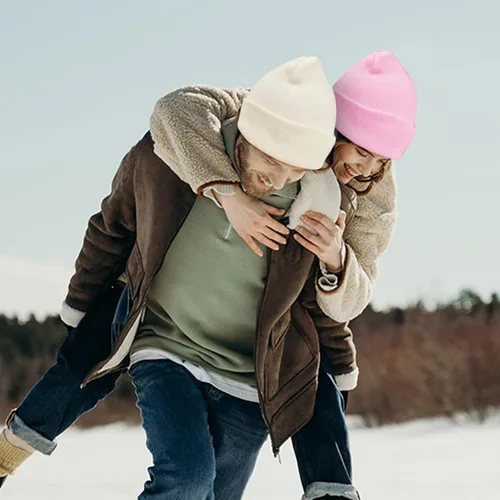 Vista 5 de Gorros de punto para hombre y mujer, gorro de punto para invierno, gorro suave