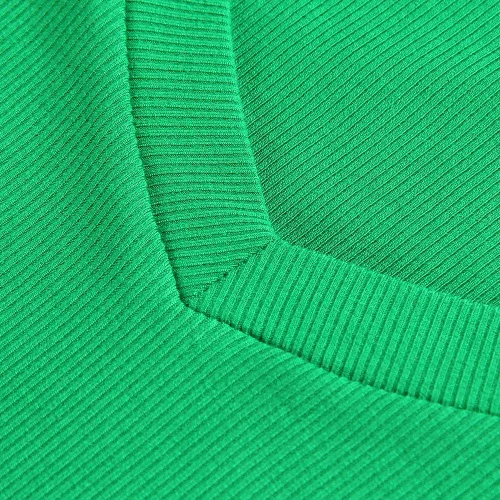 Vista 3 de PALINDA Camisetas ajustadas con cuello en V y acanaladas para mujer, básicas, de manga larga, lisas, para usar en capas