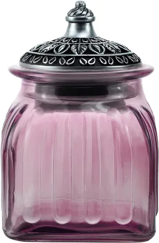 Vista 13 de Tarro de cristal vintage para dulces con tapa, tarro de alimentos, frasco de nueces, joyero, para boda, dulces, bufé, almacenamiento de cocina