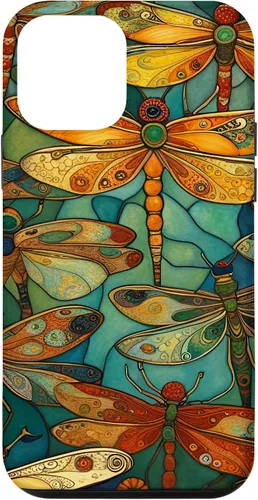 Vista 16 de iPhone 16 Dragonfly Party III Pretty Dragonflies In A Garden Flying Case
