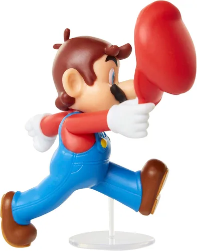 Vista 3 de Super Mario Figura de acción de 2.5 pulgadas, sombrero de inclinación de Mario juguete coleccionable