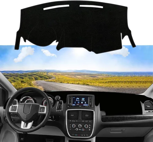 Vista 29 de Funda para tablero personalizada Compatible con Dodge Ram 1500 2019-2023 Antideslizante Decoración interior Protector de rayos UV y resplandor