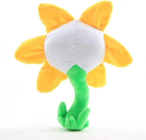 Vista 4 de Flowey Juguete de peluche de 10 pulgadas con figura de girasol para regalo