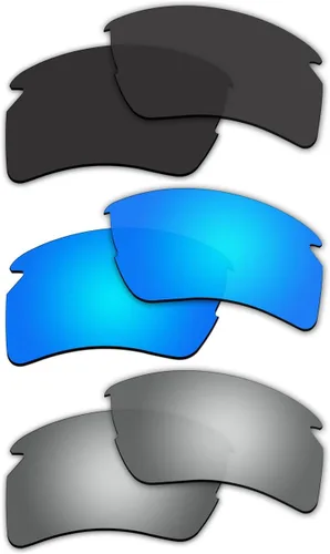 Vista 2 de 3 pares de lentes polarizadas de repuesto para gafas de sol Oakley Flak 2.0 XL P17