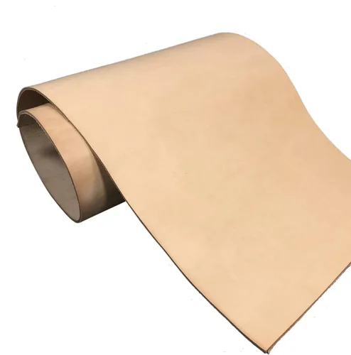 Vista 10 de Cuero de Grano Completo Curtido Vegetal de Piel de Vaca, Piezas Precortadas de 8-9 oz. (3.5mm) - Cuero para Herramientas - Cuero Curtido Vegetal