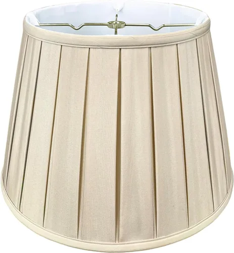 Vista 23 de Royal Designs - Pantalla básica para lámpara Empire, diseño de pliegues ingleses, Oro Antiguo, 11 x 18 x 12 pulgadas Dorado antiguo