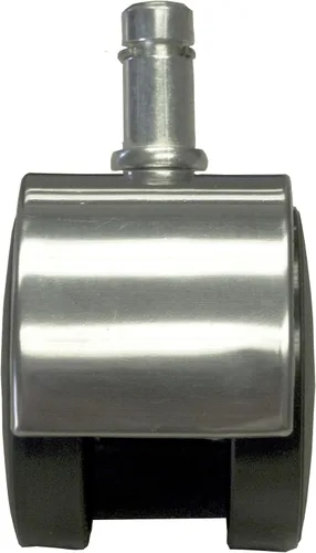 Vista 2 de Ruedas giratorias de repuesto estándar cromadas de 2 pulgadas para silla de oficina, juego de 5 - S3939-5
