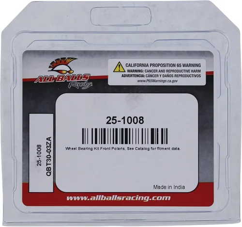 Vista 4 de All Balls Racing 25-1008 Kit de juntas de rodamiento de rueda compatible con/reemplazo para Polaris
