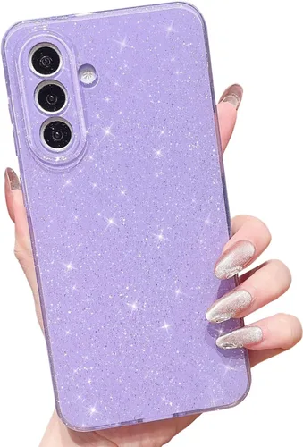 Vista 32 de MINSCOSE Funda compatible con Samsung Galaxy A14 5G, bonita funda delgada con purpurina fina, a prueba de golpes, de TPU para mujeres y niñas