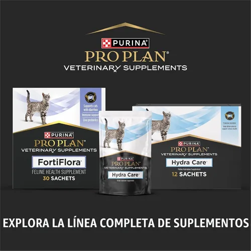 Vista 4 de Pro Plan Veterinary Diets FortiFlora Daily Probiotic Powder Supplement for Cats with Digestive Support and Immune System