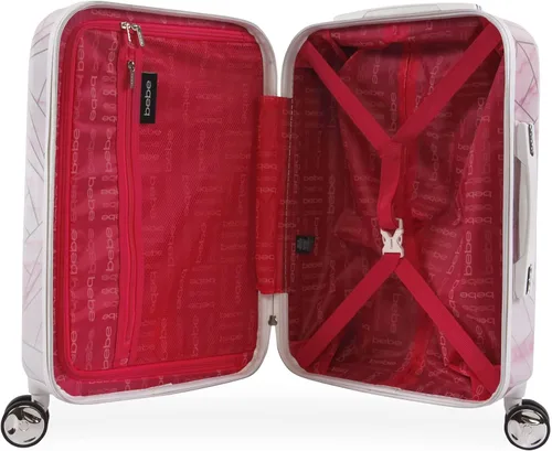 Vista 9 de bebe Equipaje para mujer Alana de 21 pulgadas rígido Mármol rosa Equipaje Alana 21 Hardside Equipaje de mano