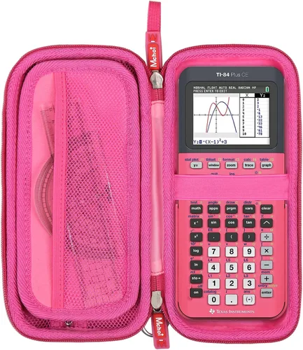 Vista 10 de Mchoi Estuche rígido adecuado para calculadora gráfica Texas Instruments TI-84 Plus CE/TI-83 Plus/TI-84 Plus CE/TI-83 Plus/Casio fx-9750GIII