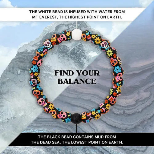 Vista 3 de Lokai Disney & Pixar Collection Bracelets - Silicone Beaded Bracelets for Women & Men, Jewelry Fashion Bracelets Slide-On for Comfortable Fit