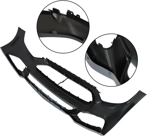 Vista 4 de Cubierta del parachoques delantero imprimado reemplazo para Mustang excepto Shelby modelo 2015 2016 2017