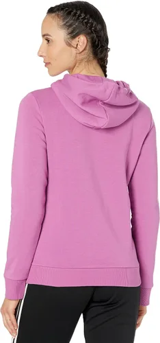 Vista 2 de Adidas Loungewear Essentials - Sudadera femenina con capucha de forro de vellón.