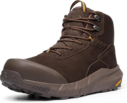 Vista 10 de NORTIV 8 Composite Toe Work Boots for Men Waterproof Marrón
