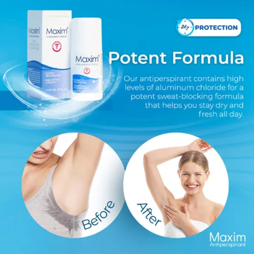 Vista 5 de Antitranspirante y desodorante en bola Maxim Prescription Strenght, recomendado por doctores y dermatólogos