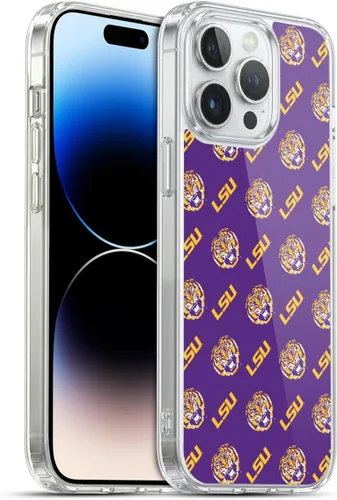 Vista 195 de Head Case Designs Funda de gel suave con licencia oficial de la Universidad Estatal de Louisiana LSU Camou compatible con Apple iPhone 7 Plus/iPhone