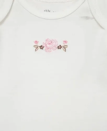 Vista 4 de Little Me Paquete de 3 mamelucos para niñas Multi