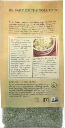 Vista 2 de Arroz de loto - Perla de Jade - 15 OZ