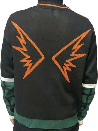 Vista 6 de iSHOWcos Anime MHA Hero - Chaqueta para disfraz de cosplay