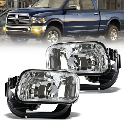 Vista 83 de Shocklight Luces antiniebla LED de repuesto para Dodge Ram 1500 2009-2012, Dodge Ram 2500 3500 2010-2018 Lámparas antiniebla izquierda y derecha