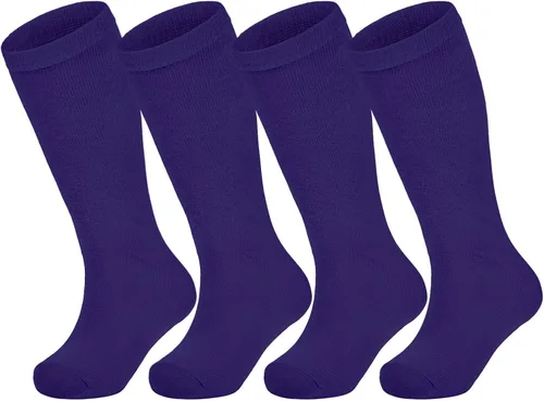 Vista 24 de American Trends 2 pares de calcetines de sóftbol para niños pequeños Rosa fuerte