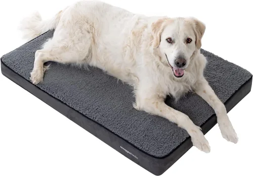 Vista 8 de Snuggle-Pedic Cama para perros de espuma viscoelástica, camas de felpa impermeables para mascotas con cubierta interior y exterior extraíble, parte