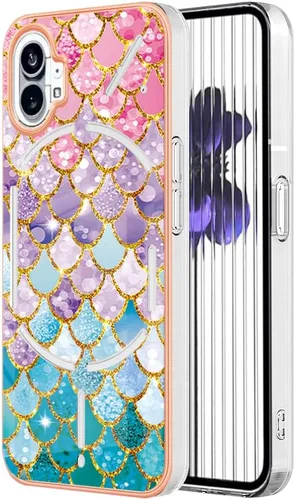 Vista 1072 de Funda compatible con Nothing Phone 1, compatible con Nothing Phone One A063 para teléfono móvil TPU funda FLP