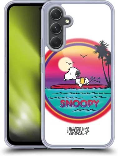 Vista 269 de Head Case Designs Officially Licensed Peanuts Beach Surf Snoopy Boardwalk Airbrush Gel Case [Military Grade Protection] Compatible with Google Pixel