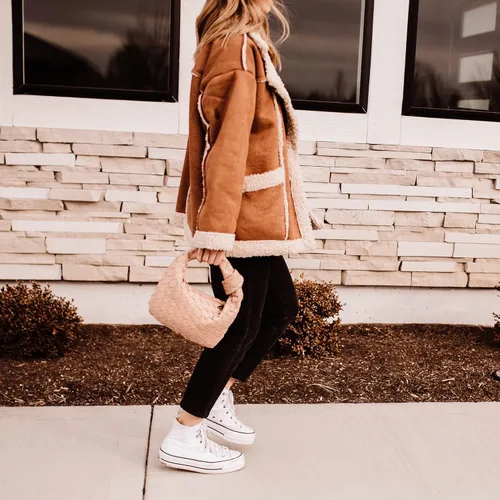 Vista 7 de Bolso de mano tejido de piel sintética suave para mujer, bolso de hombro tejido, bolso de mano casual, bolso de mano para mujer, bolso de mano