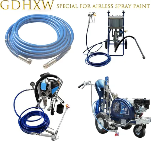 Vista 5 de GDHXW Kit de pistola pulverizadora de pintura sin aire G12-PRO con manguera de alta presión de 25 pies para la mayoría de pulverizadores de pintura