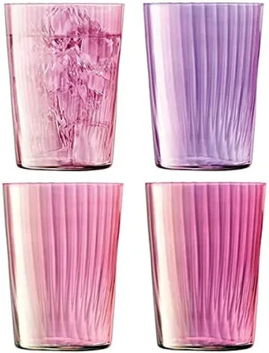 Vista 8 de Vasos de colores LSA International Ámbar