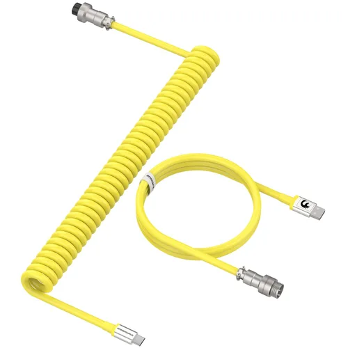 Vista 17 de LexonElec Cable de teclado para juegos, cable de teclado mecánico de conexión estable de doble manga USB tipo C, 6.6 ft (0.66 pies) con volante