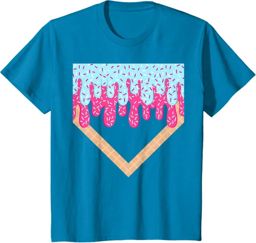 Vista 58 de Baseball Drip Boys Home Plate Ice Cream Sport Players & Fans Camiseta