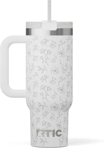 Vista 58 de RTIC Vaso Tumbler de Viaje por Carretera de 30 oz con Doble Pared Revestido de Cerámica Aislado Taza Portátil de Café de Viaje de Acero Inoxidable