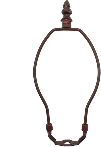 Vista 15 de Bieye SS010 Pantalla de lámpara de soporte para lámpara de mesa estilo Tiffany vidrieras (bronce 4.5 pulgadas de alto)