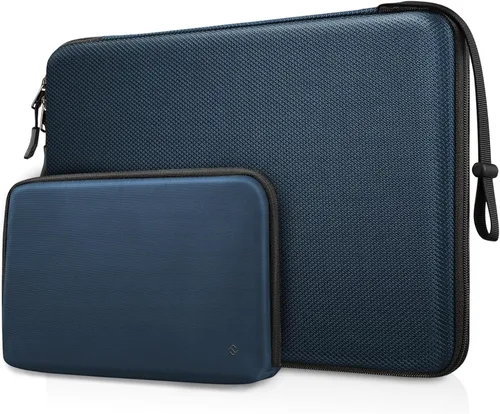 Vista 9 de FINPAC Funda rígida para laptop con funda para accesorios compatible con MacBook Neo (A18 Pro), MacBook M5/M4/M3/M2 de 13 pulgadas (2026-2022)
