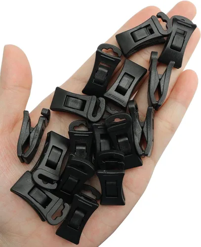 Vista 5 de XGNG 20 clips antideslizantes para calcetines y organizador de cajones con gancho, colgador de alambre de bricolaje para lavandería y lavado