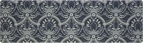 Vista 7 de Laura Ashley Juego de tapetes de cocina antifatiga Diseño floral Almeida Resistente a las manchas, el agua y la decoloración Alivio de cocina