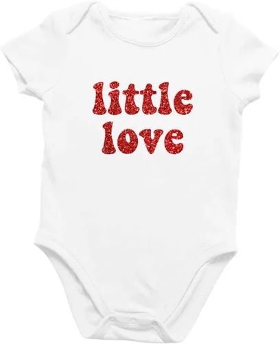 Vista 6 de Printique Body unisex orgánico certificado GOTS para bebé 0-18 meses - Día de San Valentín