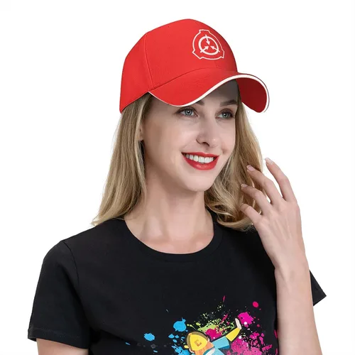 Vista 2 de SCP Foundation Baseball Cap Dad Cap Unisex Truck Driver Cap Sun Hat
