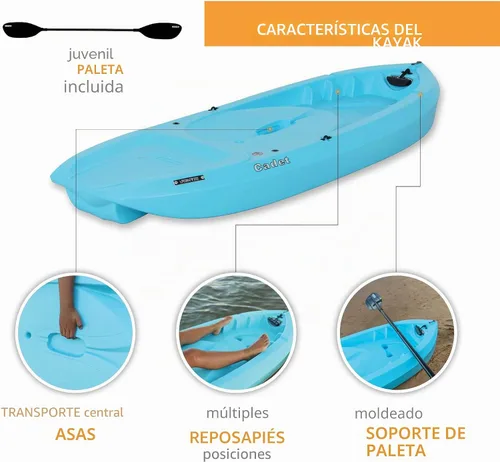 Vista 4 de Lifetime Kayak Cadet Youth - Remo incluido