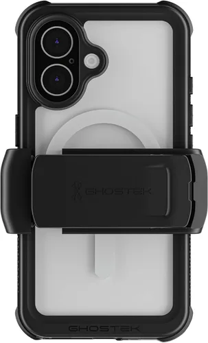 Vista 22 de Ghostek NAUTICAL - Funda impermeable para iPhone 14 con protector de pantalla, clip para cinturón, compatible con MagSafe, protección extremadamente